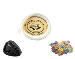 STRUNY DO UKULELE AQUILA+KOSTKI+UCHWYT