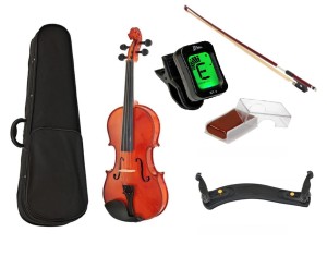 SKRZYPCE HV-100 4/4 + FUTERAŁ + SMYCZEK + KALAFONIA + ŻEBERKO +TUNER