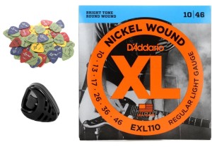 Struny do gitary elektrycznej D'addario EXL-110+GRATISY!