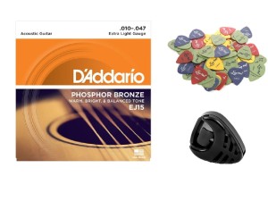 STRUNY DO GITARY AKUSTYCZNEJ D'ADDARIO EJ 15+GRATISY!