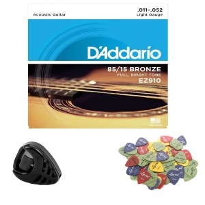 STRUNY DO GITARY AKUSTYCZNEJ D'ADDARIO EZ 910+GRATISY!
