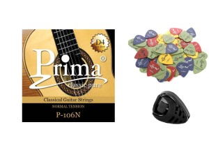 STRUNY DO GITARY KLASYCZNEJ+ZAPASOWA STRUNA D4+!