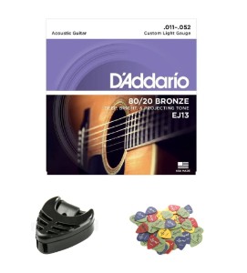 Struny do gitary akustycznej Daddario EJ13 11-52+!