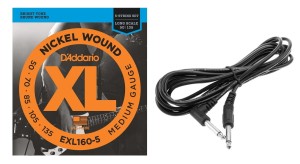 STRUNY-GITARA BASOWA 5-STR D'ADDARIO EXL 160-5 +!