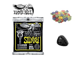 STRUNY DO GIT.ELEKTRYCZNEJ 3127 ERNIE BALL TITANUM + !