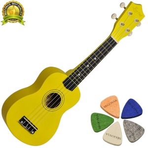 UKULELE SOPRANOWE YELLOW MATT UK-21+GRATIS!