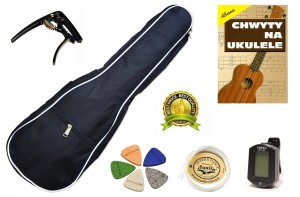 ZESTAW AKCESORIÓW DO UKULELE KONCERTOWEGO+GRATIS