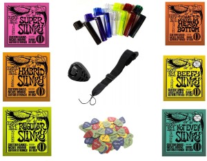 STRUNY DO GITARY ELEKTRYCZNEJ ERNIE BALL - RÓŻNE MODELE + AKCESORIA