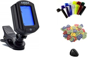 TUNER/STROIK DO GITARY UKULELE SKRZYPIEC + AKCESORIA