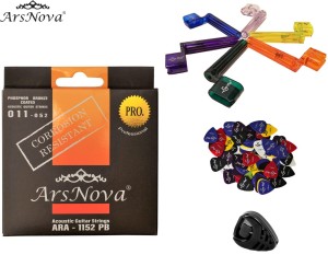 STRUNY DO GITARY AKUSTYCZNEJ ARS NOVA ARA 11-52PB