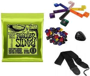 PROMO!-STRUNY DO GITARY ELEKTRYCZNEJ ERNIE BALL 2221 ( 10-46 ) + AKCESORIA