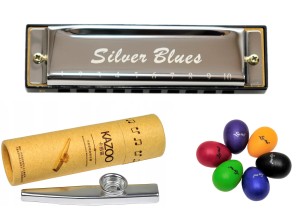 HARMONIJKA USTNA DIATONICZNA+METALOWE KAZOO +GRATIS
