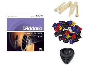 STRUNY DO GITARY AKUSTYCZNEJ D'ADDARIO EJ13 + GRATIS
