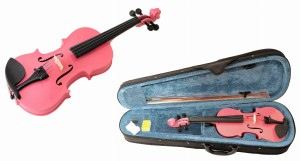 SKRZYPCE PRIMA SOLOIST 4/4 PINK  - KOMPLET