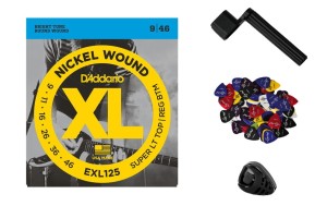 STRUNY DO GITARY ELEKTRYCZNEJ D'ADDARIO EXL 125 + GRATISY