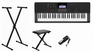 KEYBOARD CASIO CT-X700 + STATYW + ŁAWA + SUSTAIN  