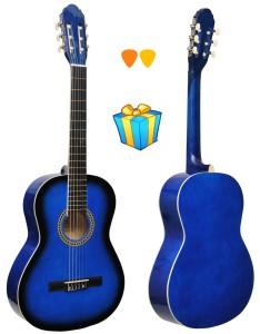 GITARA KLASYCZNA PRIMA CG-1 4/4 BLUE BURST + GRATIS  