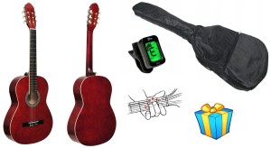GITARA KLASYCZNA PRIMA CG-1 4/4 WA + POKROWIEC + TUNER + GRATIS
