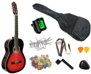 GITARA KLASYCZNA PRIMA CG-1 4/4 SB + POKROWIEC + TUNER + ZAWIESIE + GRATIS