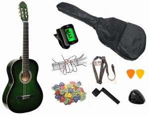 GITARA KLASYCZNA PRIMA CG-1 4/4 GRS + POKROWIEC + TUNER + ZAWIESIE + GRATIS