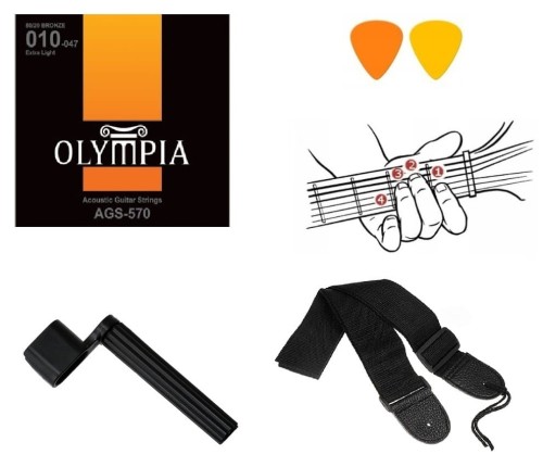 DOBRE TANIE STRUNY AGS 570 OPIMPIA PROFESJONALNE PASEK KORBKA.jpg