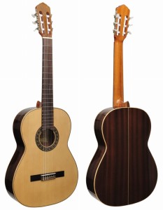 HISZPAŃSKA GITARA KLASYCZNA - SALAMANCA MODEL "B"  ŚWIERK / MAHOŃ