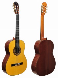 HISZPAŃSKA GITARA KLASYCZNA - SALAMANCA MODEL "A" ŚWIERKOWY TOP