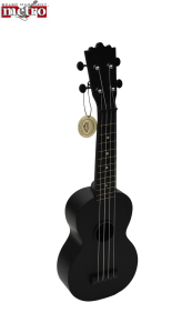UKULELE SOPRANOWE Z TWORZYWA - CZARNT MAT