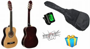 GITARA KLASYCZNA PRIMA CG-1 1/4 NA + POKROWIEC + TUNER + GRATIS 