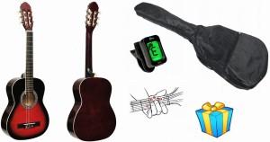 GITARA KLASYCZNA PRIMA CG-1 1/4 HEARD SUNBURST + POKROWIEC + TUNER + GRATIS 