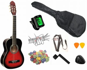 GITARA KLASYCZNA PRIMA CG-1 1/4 SB + POKROWIEC + TUNER + ZAWIESIE + GRATIS 