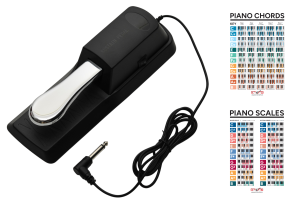 METRO PS-10 - Pedał Sustain Casio Yamaha Korg Roland + GRATIS