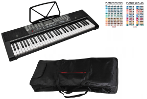 KEYBOARD 61 KLAWISZY 5 OKTAW MK-2102 + POKROWIEC + GRATIS