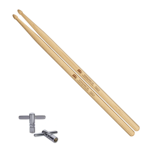 MEINL SB101 STANDARD 5A PAŁKI PERKUSYJNE HIKORA + KLUCZYK