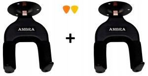 ŚCIENNY UCHWYT GITAROWY / DO GITARY HAK AGS-20 X 2 + GRATIS