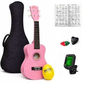 ukulele koncertowe drewniane Prima PUC-PK + pokrowiec + tuner+ gratisy