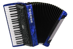 HOHNER BRAVO III 120 DBL NIEBIESKI AKORDEON 120 BASÓW+POKROWIEC+PASY NOŚNE
