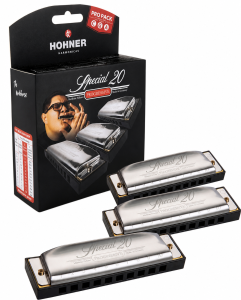 ZESTAW 3 HARMONIJEK USTNYCH HOHNER SPECIAL 20 C-G-A SET