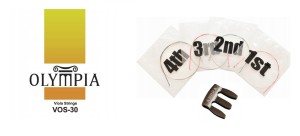 STRUNY DO ALTÓWKI OLYMPIA VOS-30 + TŁUMIK METALOWY