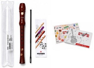flet drewniany HOHNER 9550 barokowy - zestaw + zeszyt