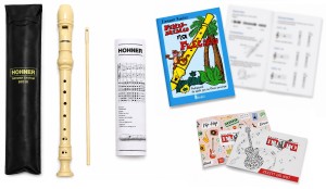 Flet prosty szkolny sopranowy C HOHNER 9318 + samouczek + zeszyt