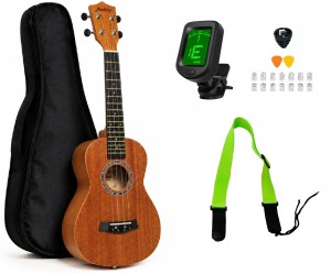 DREWNIANE UKULELE TENOROWE MONTANA MUT-100 + POKROWIEC+ TUNER + PASEK