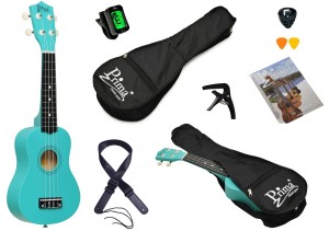 UKULELE SOPRANOWE PRIMA PUS-100TB + AKCESORIA ZESTAW + GRATISY