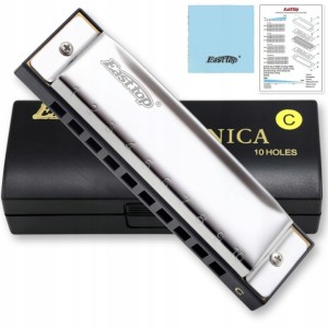 Harmonijka ustna diatoniczna EastTop C-dur + samouczek
