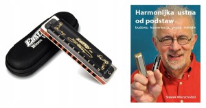 Harmonijka ustna diatoniczna z etui East Top C-dur + samouczek