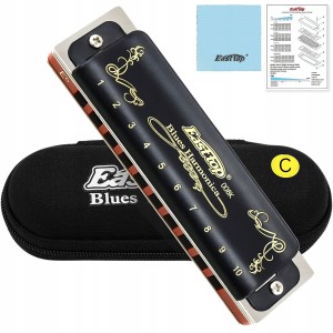 Harmonijka ustna diatoniczna z etui East Top C-dur T008K