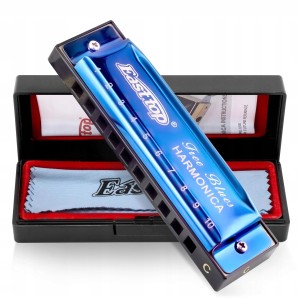 Harmonijka ustna diatoniczna EastTop C-dur T003 Blue