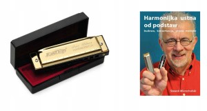 Harmonijka ustna diatoniczna EastTop C-dur T003 GOLD + SAMOUCZEK