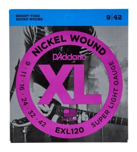 STRUNY DO GITARY ELEKTRYCZNEJ D'ADDARIO EXL 120